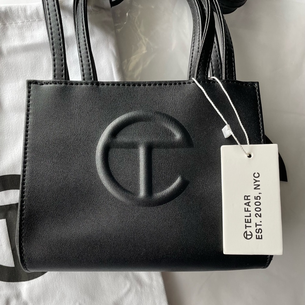 Telfar Small Black Shopping Bag